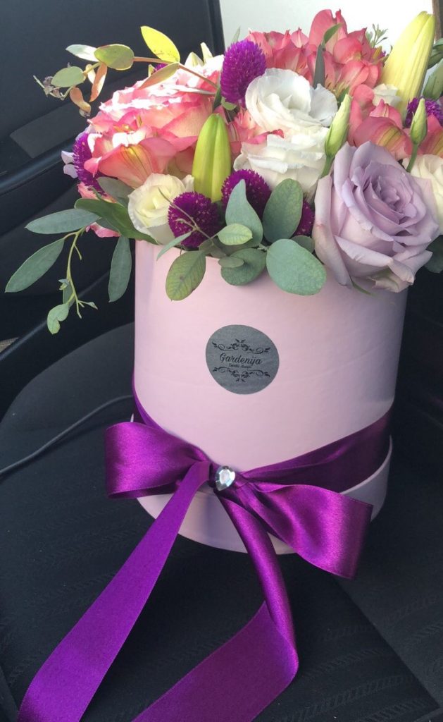 gardenija cvjetni dizajn - Flower box